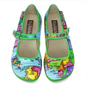 Hot Chocolate Design Chocolaticas Bon Voyage Mary Jane Flats